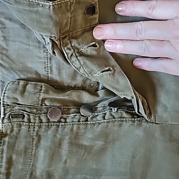 STUNNING FRAME LE TOMBOY KHAKI TROUSERS - Picture 6 of 10